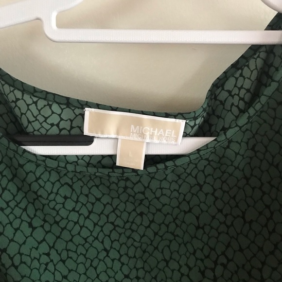 Michael Kors Tops - Michael Kors green & black blouse